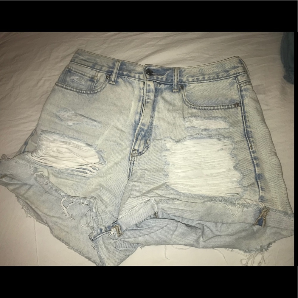 Light Wash Jean Shorts